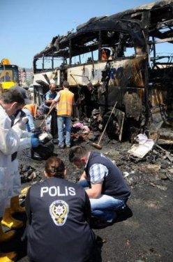 Giresun'da yolcu otobüsü yandı: 9 ölü 