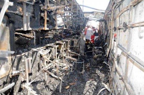 Giresun'da yolcu otobüsü yandı: 9 ölü 