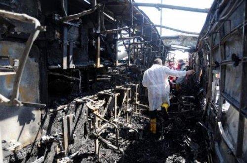 Giresun'da yolcu otobüsü yandı: 9 ölü 