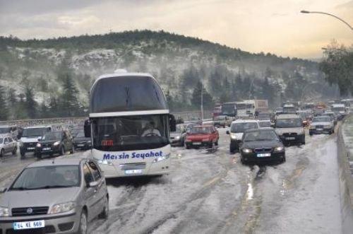 Haziran Ankara'sında kış görüntüleri