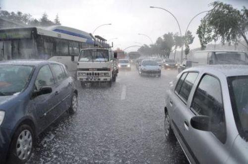 Haziran Ankara'sında kış görüntüleri