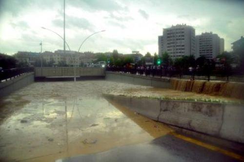 Haziran Ankara'sında kış görüntüleri