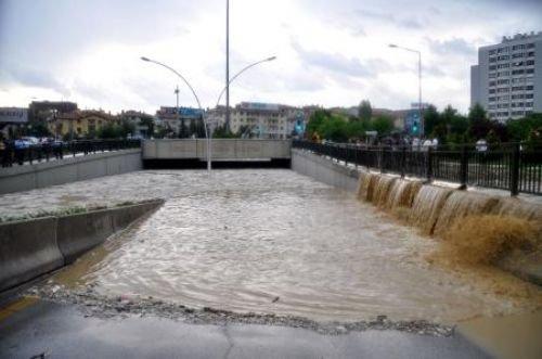 Haziran Ankara'sında kış görüntüleri