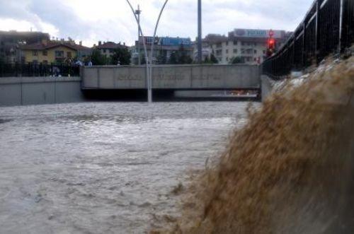 Haziran Ankara'sında kış görüntüleri
