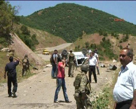 Tunceli'de polis otosuna tuzak