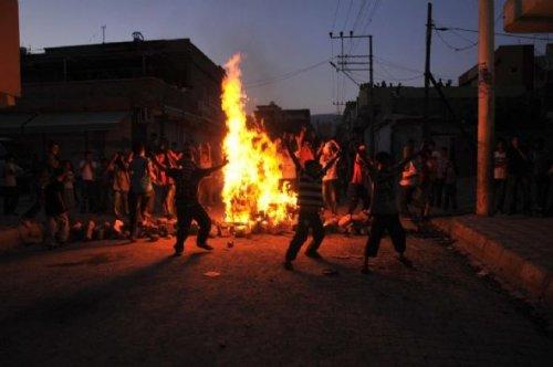 Silopi'de Hatip Dicle protestosu