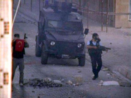 Silopi'de Hatip Dicle protestosu