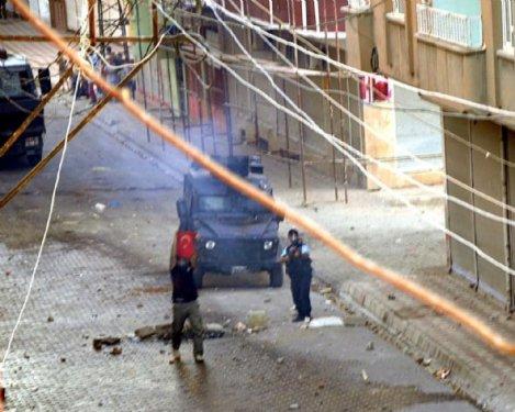 Silopi'de Hatip Dicle protestosu