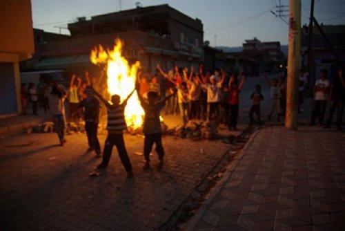 Silopi'de Hatip Dicle protestosu
