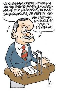 TBMM yemin töreni karikatürlere konu oldu - Resim 4