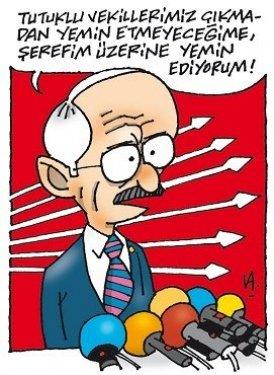 Yemin krizi karikatürlere konu oldu - Resim 4