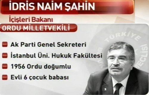 T.C. 61. Hükümet Kabine Listesi