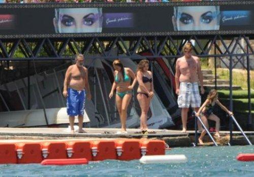 Ali Taran ve Ayşe Özyılmazel balayında