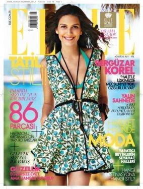 Bergüzar Korel Elle dergisinin Ağustos sayısında