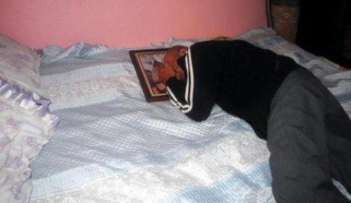 Şehidin baba evine ateş düştü