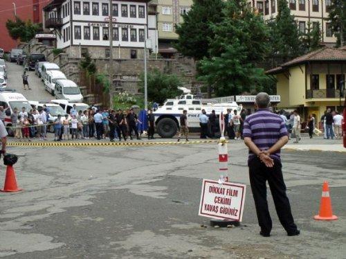 Rize'deki film çekiminde Diyarbakır plakası krizi