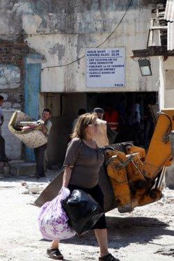 Ankara Ulus'taki genelev yıkıldı