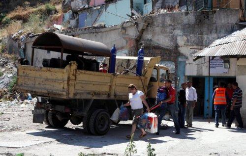 Ankara Ulus'taki genelev yıkıldı