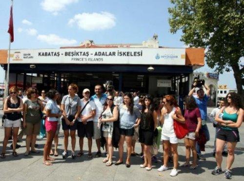 İstanbul'da şortlu eylem - Resim 5