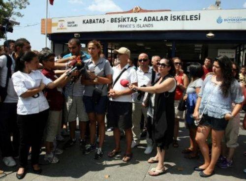İstanbul'da şortlu eylem - Resim 2