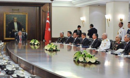 MGK'da yeni oturma düzeni