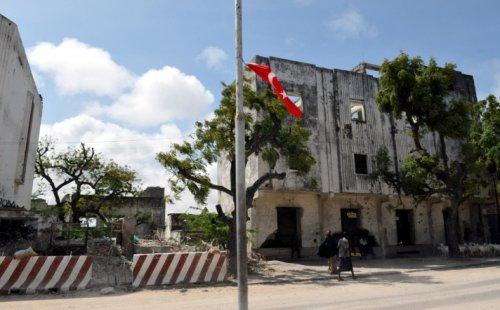 Somali'de Erdoğan pankartları