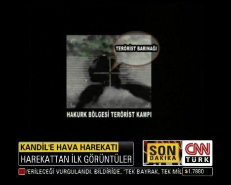 Kandil hava harekatından ilk görüntüler