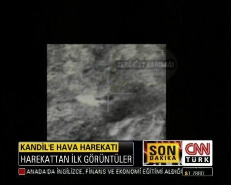 Kandil hava harekatından ilk görüntüler