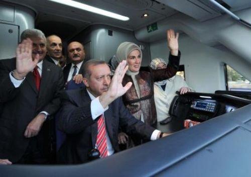 Erdoğan Yüksek Hızlı Tren'i test etti - Resim 13