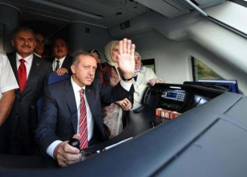 Erdoğan Yüksek Hızlı Tren'i test etti - Resim 11