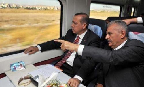 Erdoğan Yüksek Hızlı Tren'i test etti - Resim 8