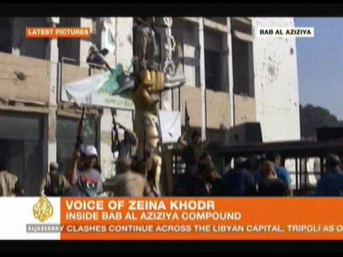 Kaddafi'nin karargahı düştü