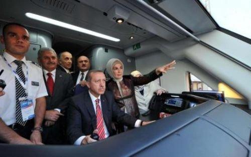 Erdoğan Yüksek Hızlı Tren'i test etti - Resim 12