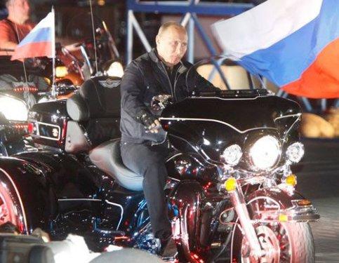 Putin'den motosiklet şov  - Resim 2