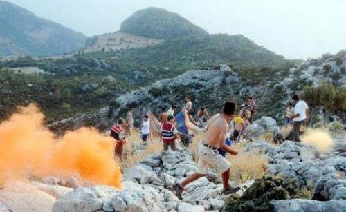 Eşinin ölümünü saniye saniye izledi