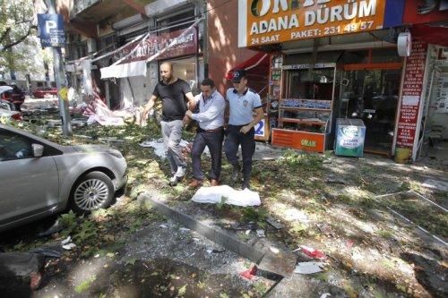 Ankara'daki patlamadan kareler 