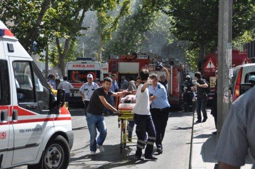 Ankara'daki patlamadan kareler 