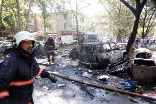 Ankara'daki patlamadan kareler 