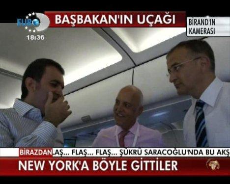 Kameraman Birand Başbakan'ın uçağında - Resim 1