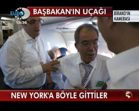 Kameraman Birand Başbakan'ın uçağında - Resim 3