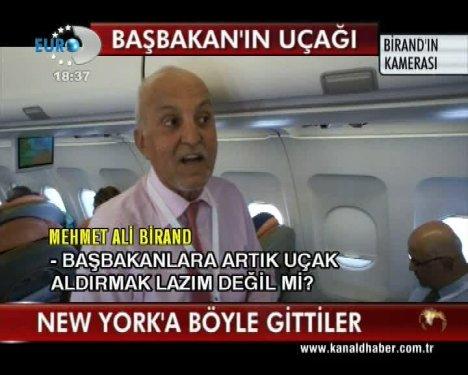 Kameraman Birand Başbakan'ın uçağında - Resim 11