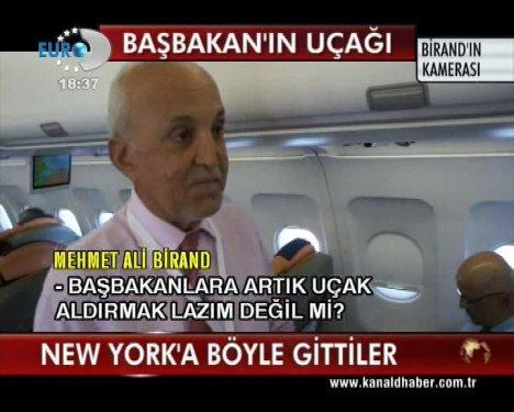 Kameraman Birand Başbakan'ın uçağında - Resim 12