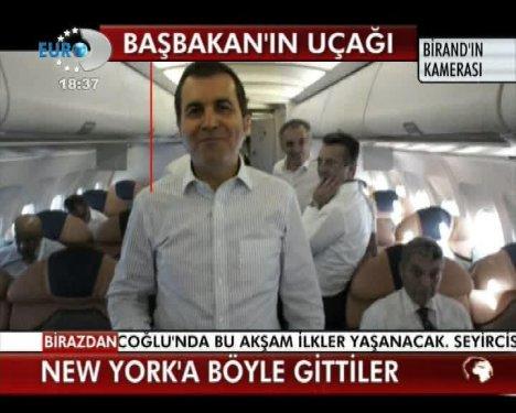 Kameraman Birand Başbakan'ın uçağında - Resim 13