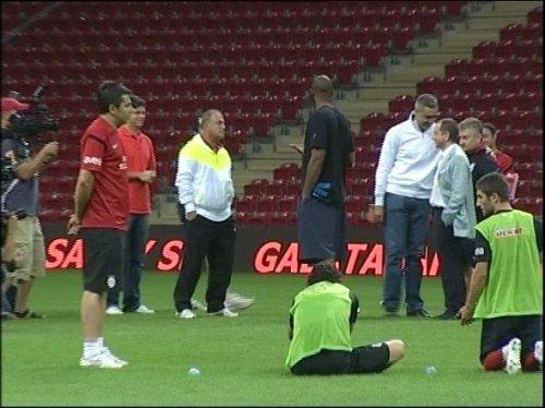 Kobe Bryant Galatasaray antrenmanında