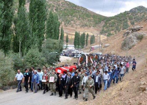 Şırnak şehidini uğurladı