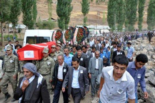 Şırnak şehidini uğurladı