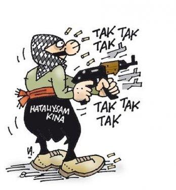Terör karikatürlere malzeme oldu  - Resim 1