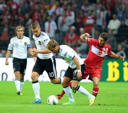 Türkiye-Almanya maçından kareler - Resim 1