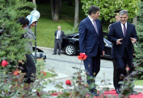 Arnavut lider Çankaya Köşk'ünde