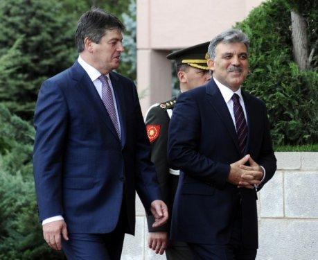 Arnavut lider Çankaya Köşk'ünde
